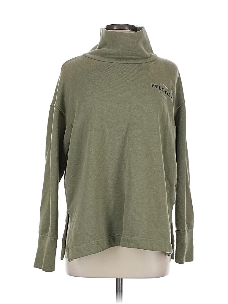 Pre-owned Peloton Turtleneck Sweater In Green