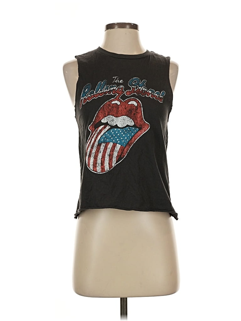 Pre-owned The Rolling Stones Sleeveless T-shirt In Black
