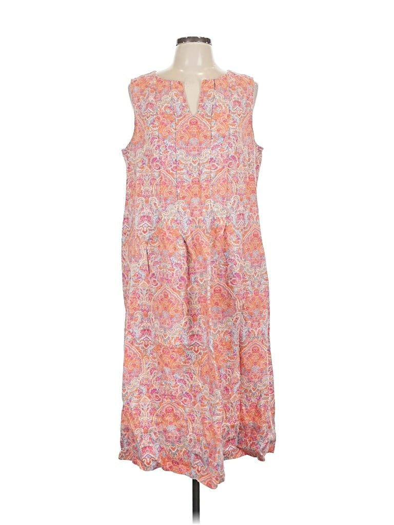 Pre-owned Jjill Casual Dress In Pink