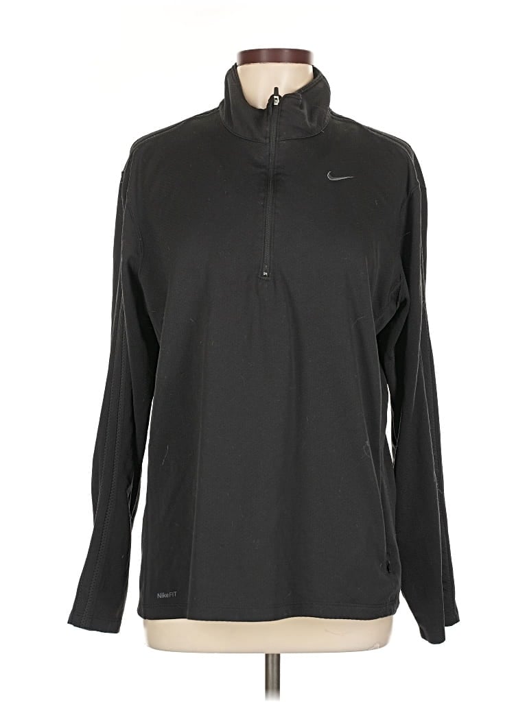 Pre-owned Nike Track Jacket In Black