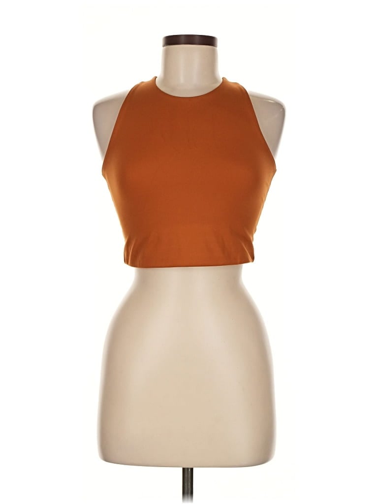 Pre-owned Girlfriend Collective Active Tank Top In Orange