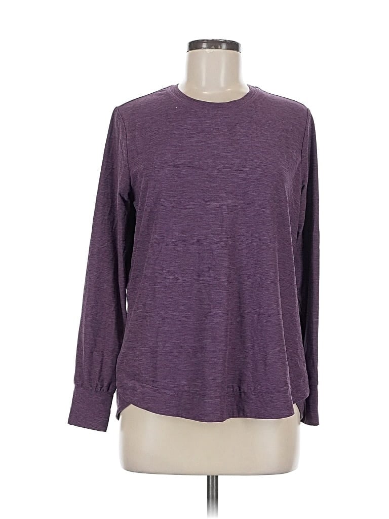 Pre-owned Skechers Long Sleeve T-shirt In Purple