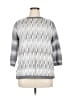 Alfred Dunner Chevron-herringbone Silver Pullover Sweater Size XL - photo 1