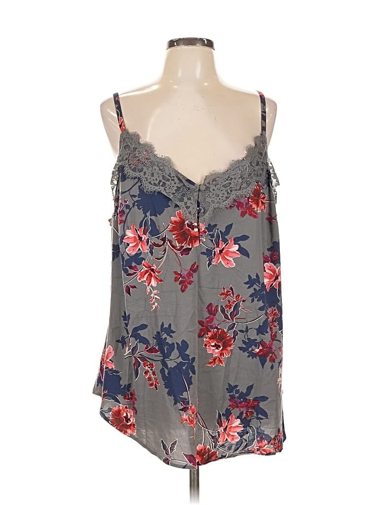 Pre-owned Torrid Sleeveless Blouse In Gray