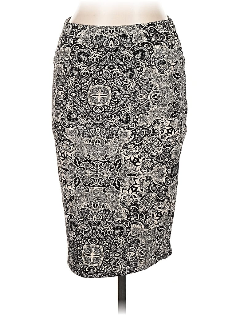 Pre-owned Lularoe Casual Skirt In Gray