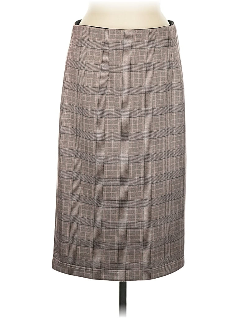 Pre-owned Laundry By Shelli Segal Formal Skirt In Gray