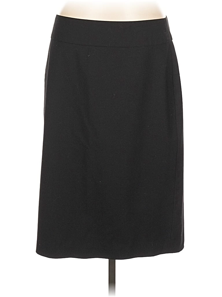 Pre-owned Banana Republic Wool Skirt In Black