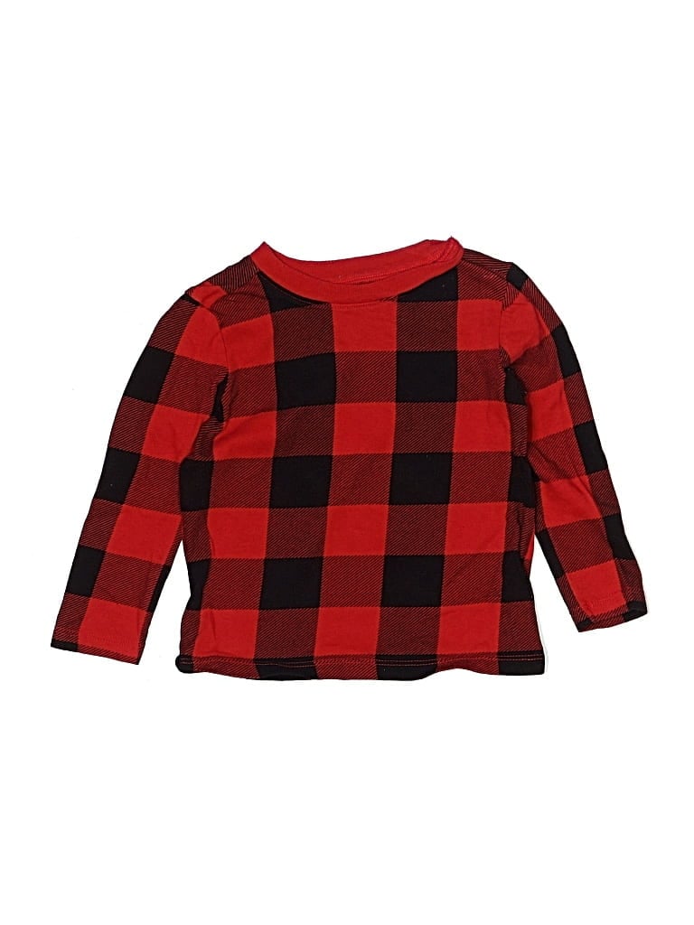 Pre-owned Old Navy Kids' Long Sleeve T-shirt In Red
