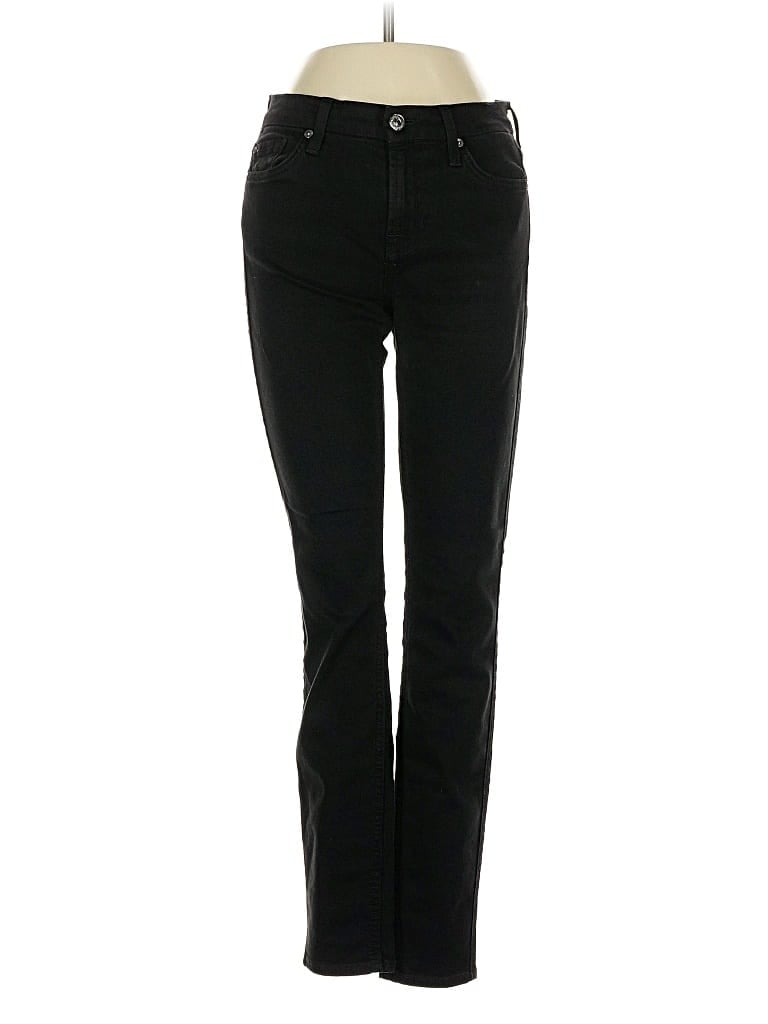 Pre-owned 7 For All Mankind Jeans In Black