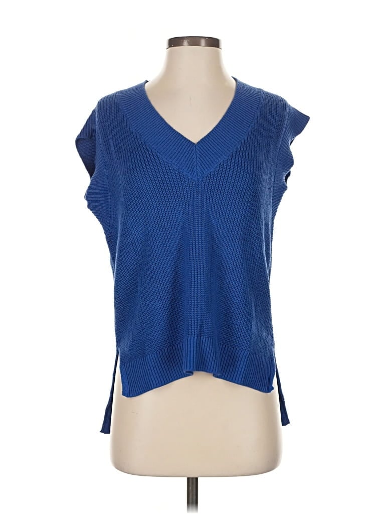 Pre-owned Unbranded Pullover Sweater In Blue