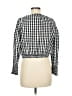 SO Checkered-gingham Black Long Sleeve Blouse Size M - photo 2