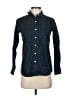 Jack Wills Polka Dots Blue Long Sleeve Button-Down Shirt Size 2 - photo 1