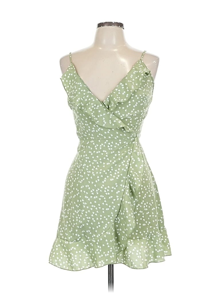 Pre-owned Zaful Cocktail Dress In Green