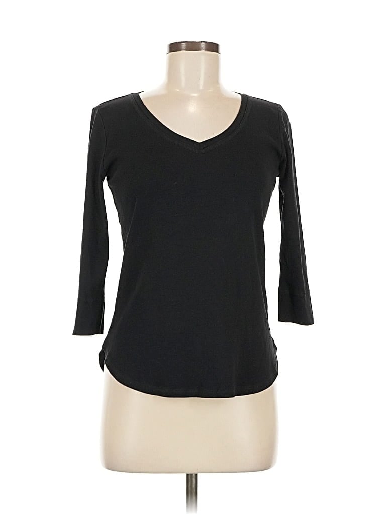 Pre-owned Tribal 3/4 Sleeve T-shirt In Black