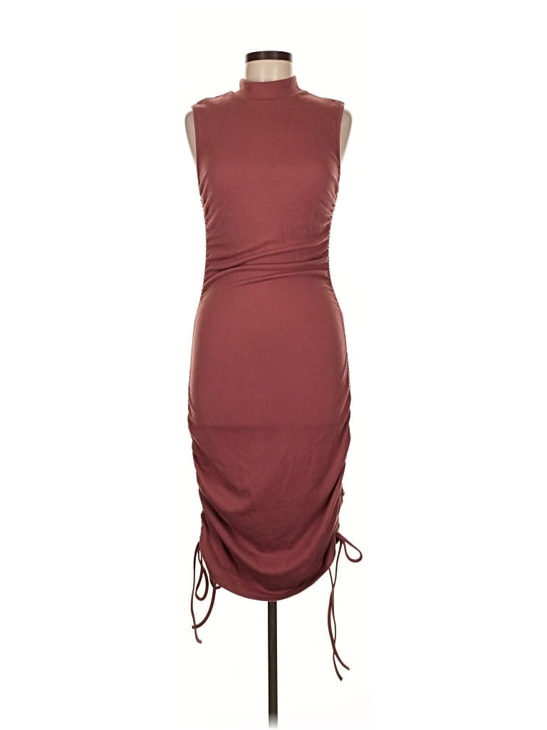 Pre-owned Style Rack Cocktail Dress In Burgundy