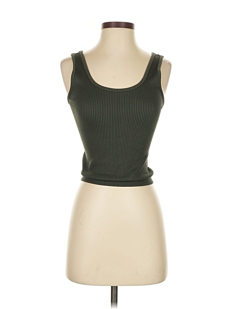 Pre-owned A New Day Tank Top Green Strapless Neckline Tops