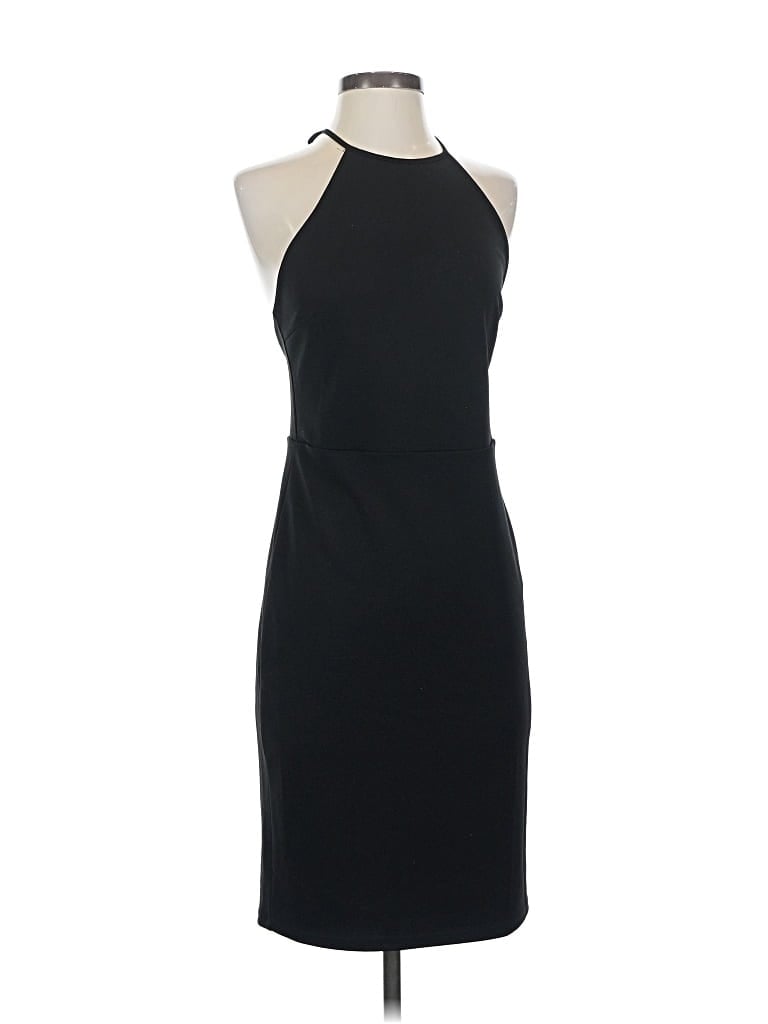 Pre-owned H&m Cocktail Dress In Black