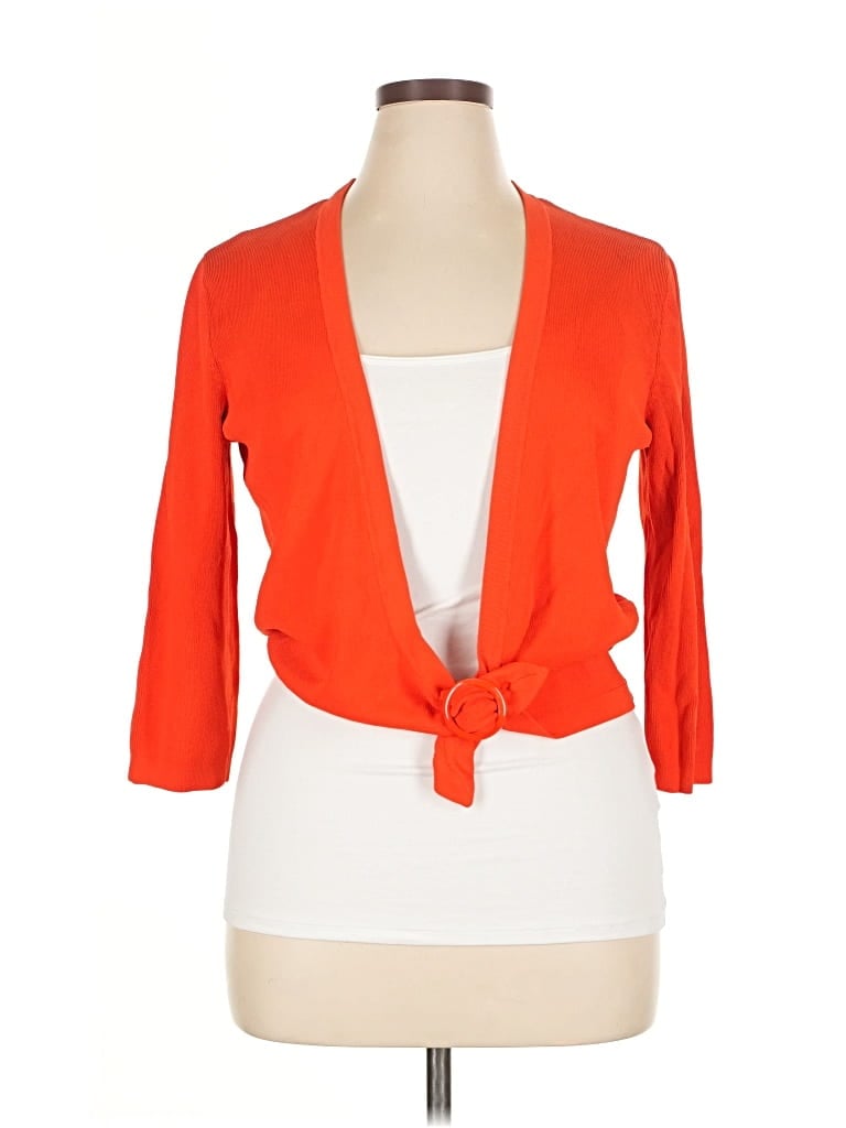 Pre-owned Jones New York Signature Kimono In Orange