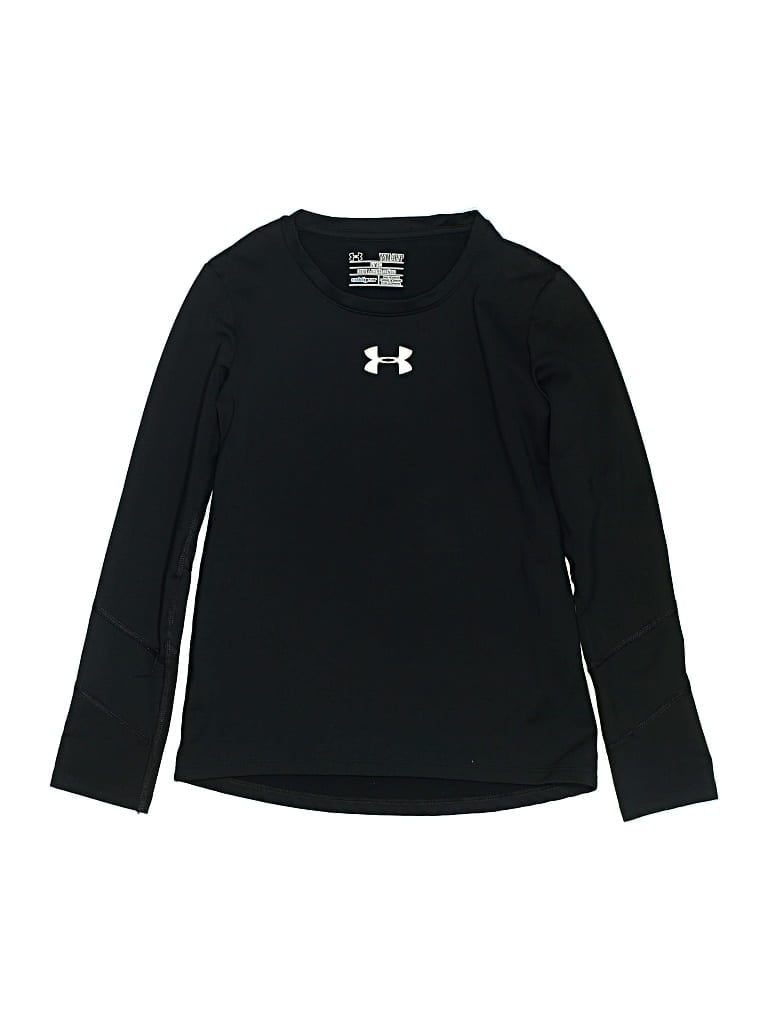Pre-owned Under Armour Kids' Pullover Sweater In Black
