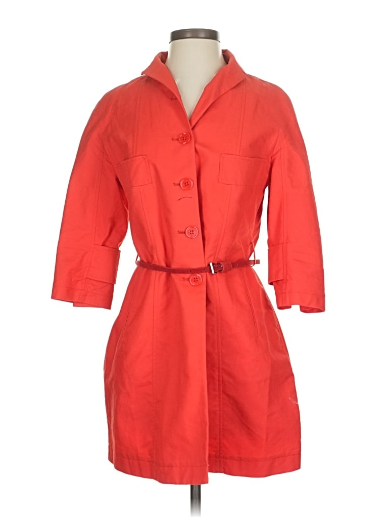 Pre-owned Armani Collezioni Trenchcoat In Red