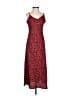 Assorted Brands 100% Polyester Hearts Red Burgundy Casual Dress Size 2 - photo 1