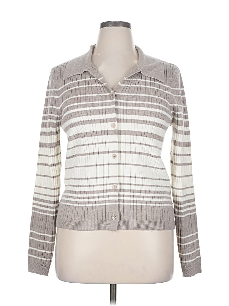 Pre-owned Bagatelle Cardigan Sweater In Gray