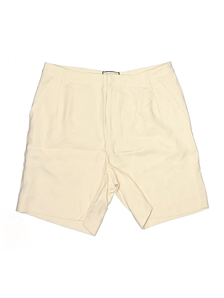 Tuckernuck Khaki Shorts: Ivory Solid Pattern Bottoms - Size 4