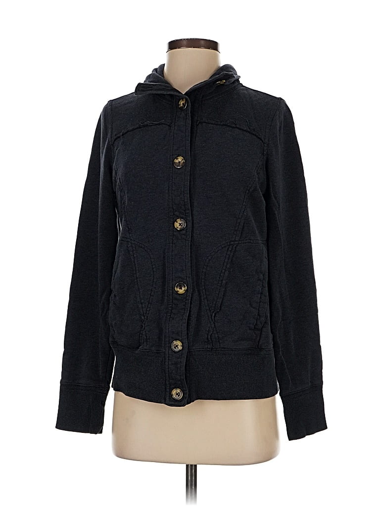 Pre-owned Lole Cardigan Sweater In Black