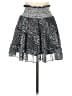 Blu Pepper 100% Polyester Paisley Gray Casual Skirt Size M - photo 1