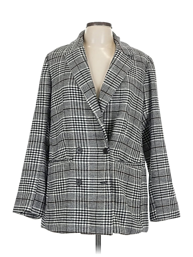 Pre-owned Old Navy Blazer Jacket In Black