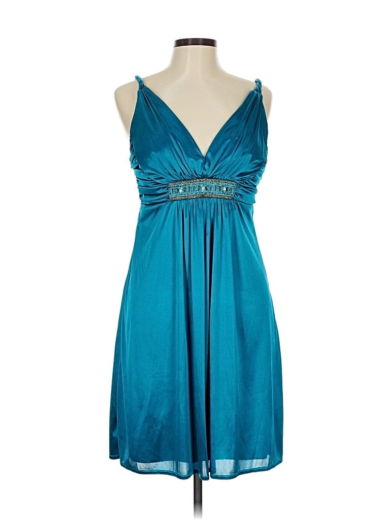 Pre-owned City Triangles Cocktail Dress In Blue