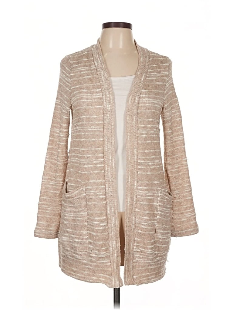 Pre-owned Splendid Cardigan Sweater In Brown