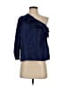 J.Crew 100% Silk Blue 3/4 Sleeve Silk Top Size 0 - photo 1