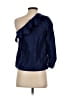 J.Crew 100% Silk Blue 3/4 Sleeve Silk Top Size 0 - photo 2