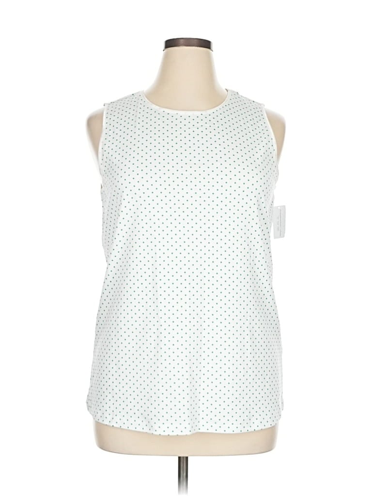 Pre-owned Cj Banks Sleeveless T-shirt In White