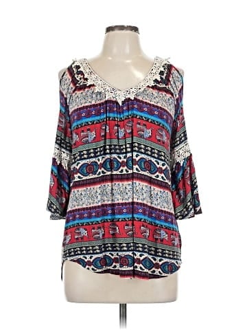 G Collection 3/4 Sleeve Blouse (view 1)