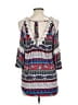 G Collection Blue 3/4 Sleeve Blouse Size L - photo 2