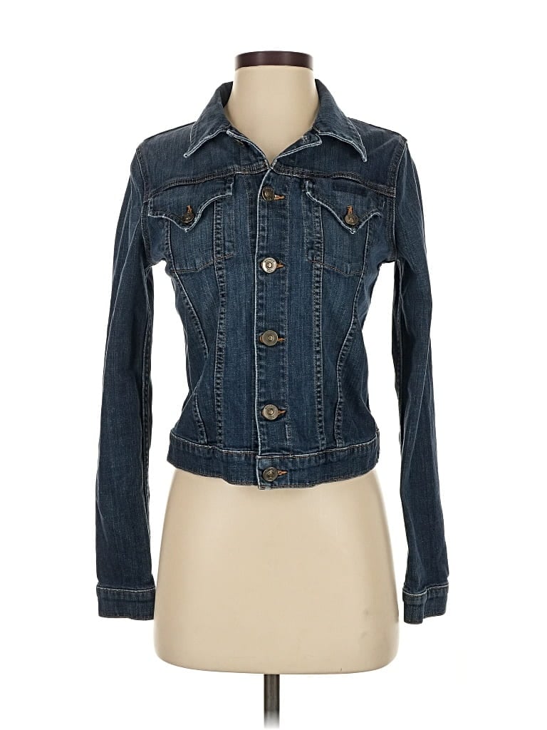 Pre-owned Hudson Denim Jacket In Blue