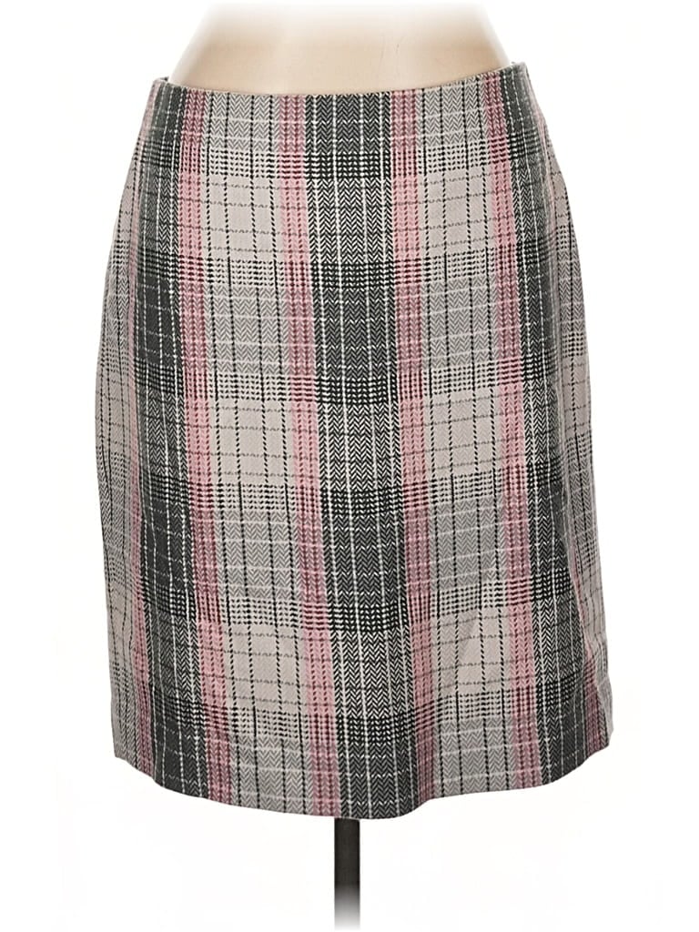 Pre-owned Talbots Formal Skirt In Gray