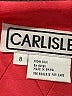 Carlisle Pink 3/4 Sleeve Button-Down Shirt Size 8 - photo 7