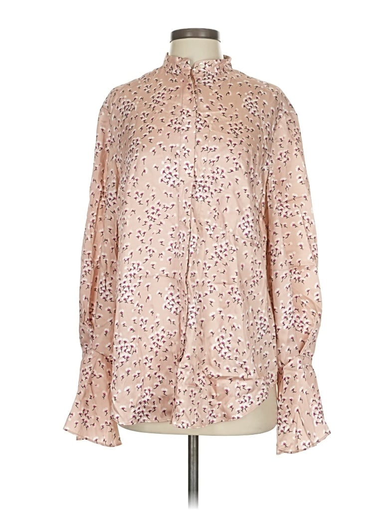 Acler Long Sleeve Blouse In Brown