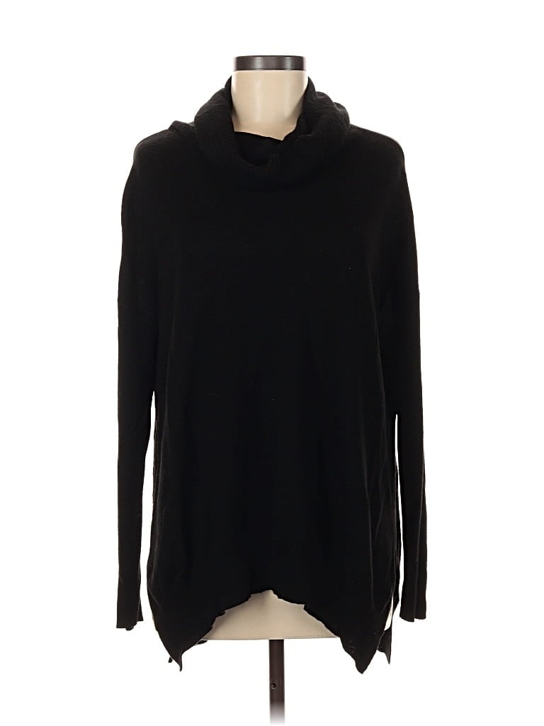 Pre-owned Susina Turtleneck Sweater In Black