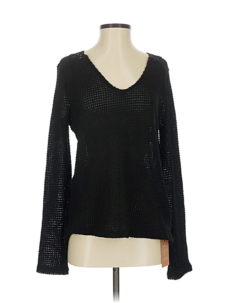 Shein Pullover Sweater In Black