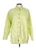 Universal Thread 100% Cotton Solid Green Long Sleeve Button-Down Shirt Size L - photo 1