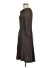 Massimo Dutti 100% Polyester Chevron-herringbone Gray Brown Casual Dress Size S - photo 5