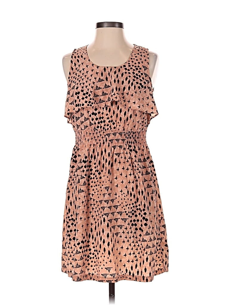 Pre-owned Ya Los Angeles Casual Dress In Brown