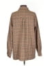 Princess Polly Houndstooth Brown Long Sleeve Blouse Size 4 - photo 2
