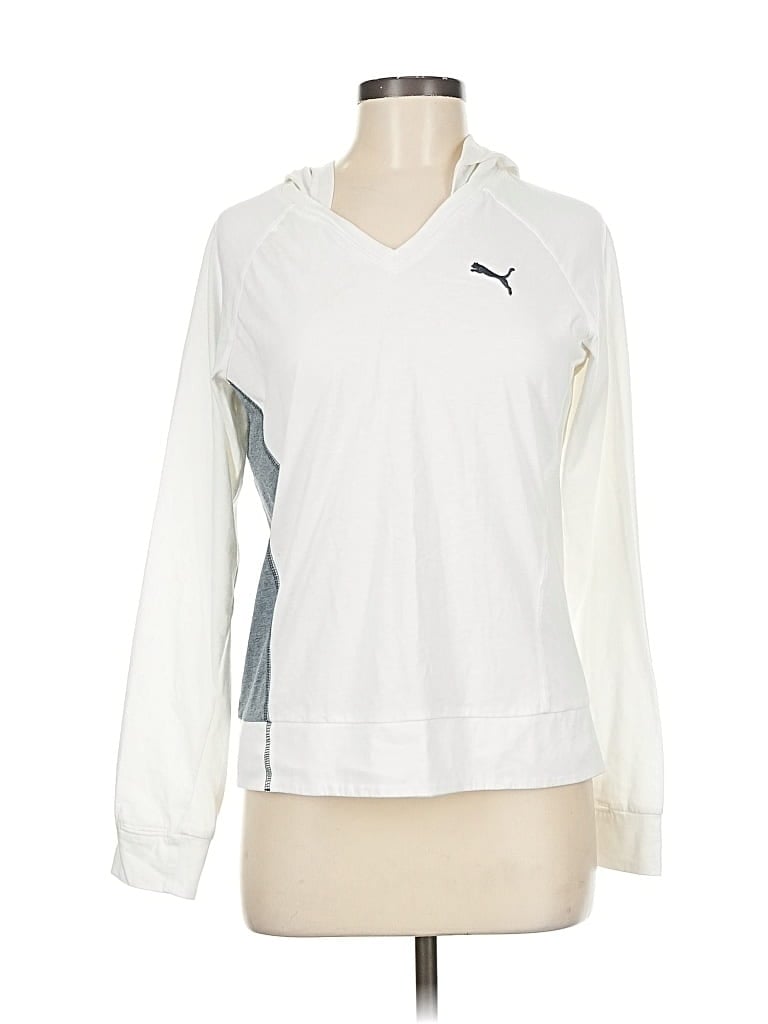 Pre-owned Puma Sweatshirt In White