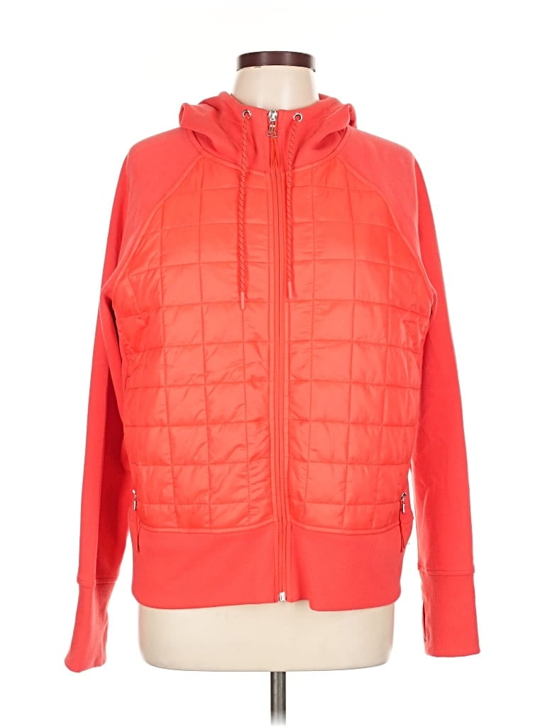 Pre-owned Active By Old Navy Zip Up Hoodie In Orange