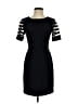 Cremieux Stripes Black Cocktail Dress Size 2 - photo 1